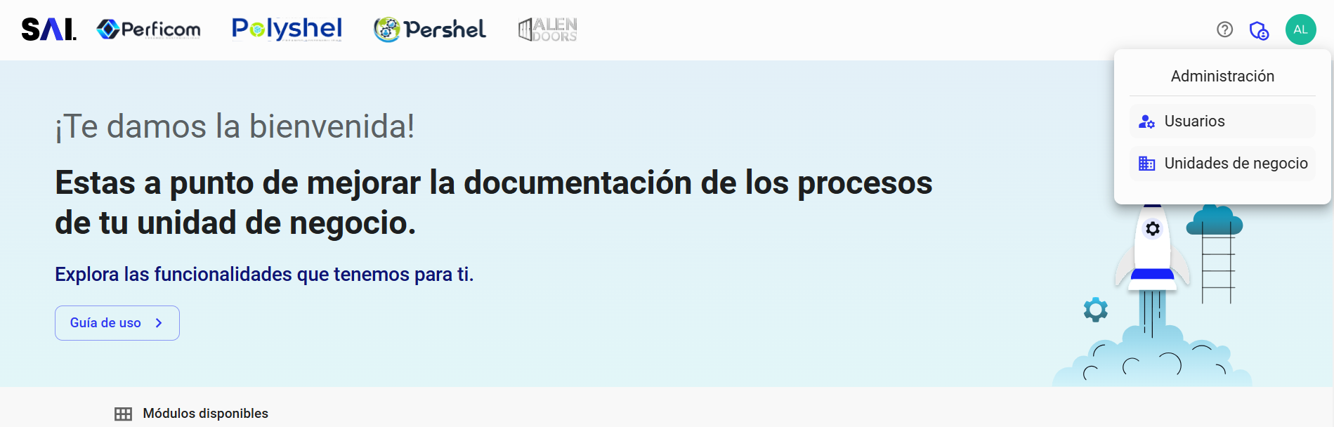 Administración de usuarios